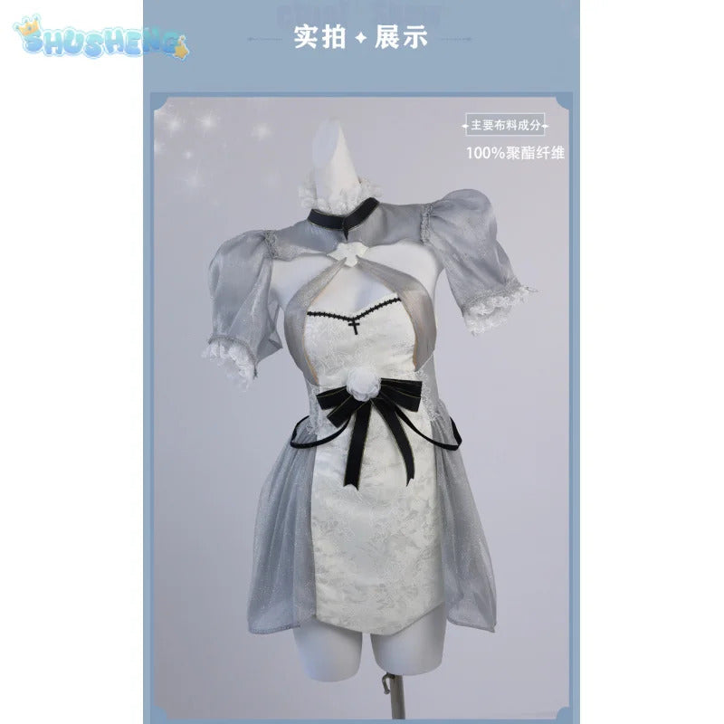 NIKKE：The Goddess of Victory Cinderella Cosplay Costume Anniversary Illustration Dress Halloween Carnival Sweet Lolita Uniform
