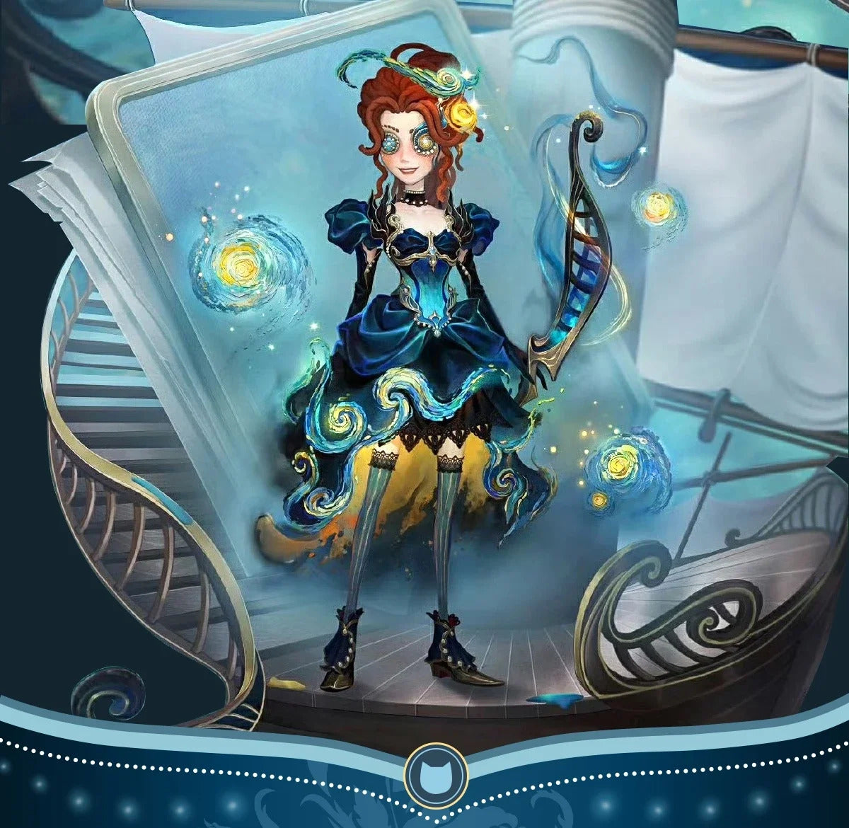 Identity V Brynhildr Vilulf Archer‌Untimely Velver.‌ Cosplay Costume Uniform Halloween Carnival Party Christmas Play Role