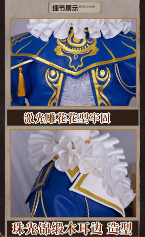 Shusheng Identity V Luca Balsa Prisoner Cosplay Costume Silhouette Uniform Halloween Carnival Party Christmas Play Role Clothes