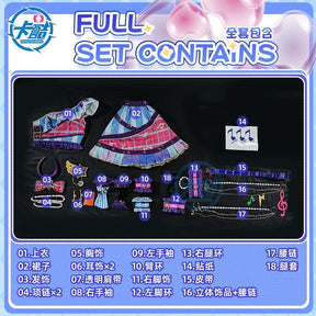 Anime Aikatsu ！Otoshiro Noeru Hoshimiya Ichigo Cosplay constellation Costume Girl Sweet Lolita Dress Wing Prop Halloween Uniform