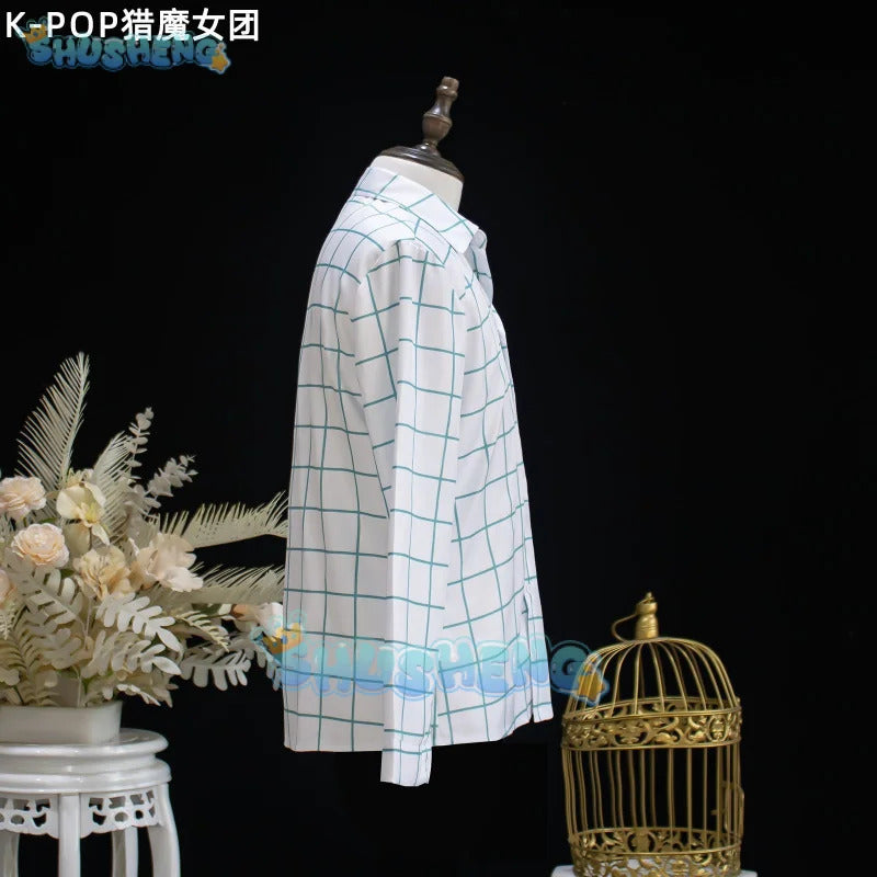 KPop Demon Hunters Saja Boys Jinu Cosplay Costume Uniform Halloween Carnival Party Christmas Play Role Clothes Clothing