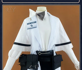 Arknights Priestess Cosplay Costume Game Uniforms Women Halloween Party Girls Clothes Outfit Anime Event Trench Skirt