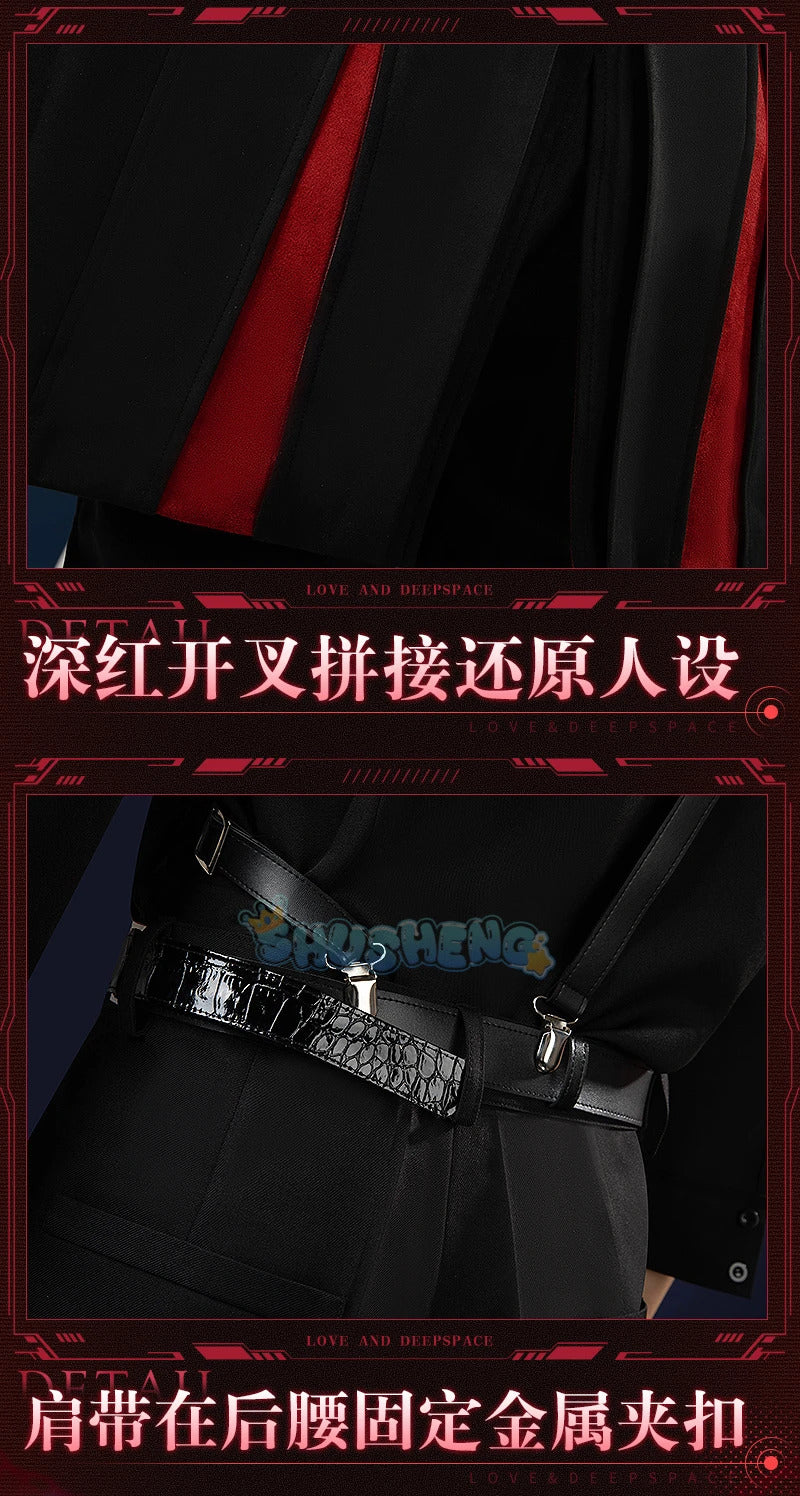 Love And Deepspace Sylus Endless Marauders Cosplay Costume Game Anime Party Uniform Hallowen Play Role Clothes Clothing Shusheng