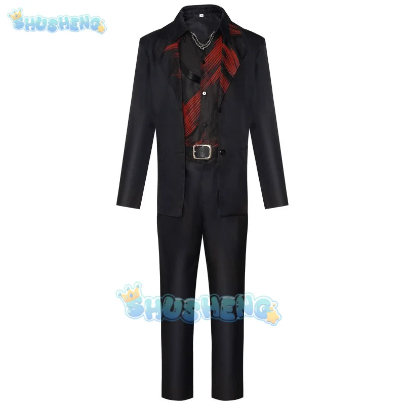 Game Love and Deepspace Sylus Cosplay Costume Relentless Conqueror Uniform Suit Onychinus Halloween Party for Women Men Prop