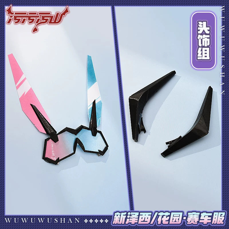 Shusheng-R Game Azur Lane USS New Jersey Racing Suit  Cosplay Costume S-XXL