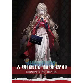 Game Path to Nowhere Hestia Cosplay Costume Cloak, armband, gloves, accessories and props Halloween party sexy Woman dress set