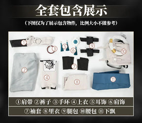 Anime GACHIAKUTA Zanka Cosplay Costume Uniform Halloween Carnival Party Christmas Play Role Clothes Clothing for Men