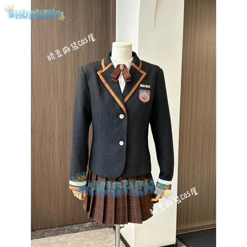 Shusheng Love And Deepspace Heroine Cosplay Costume Suit School Uniform Coat Halloween Carnival Party for Women