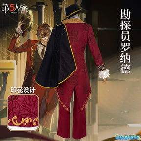 Identity V Norton Campbell Prospector Cosplay Costume Coat shirt shawl vest tie hat props Halloween gorgeous knight uniform set