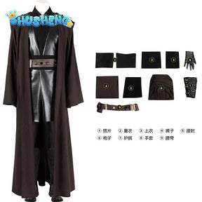 Quality Skywalker Cosplay Anakin Made Star Soldier Samurai Uniform Costume Halloween Carnival Outfit For Halloween Masquerade