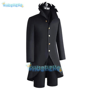 Shusheng Anime Dandadan Ken Takakura Okarun Cosplay Costume Mask Uniform Glasses Momo Ayase Halloween Party for Women Men Prop