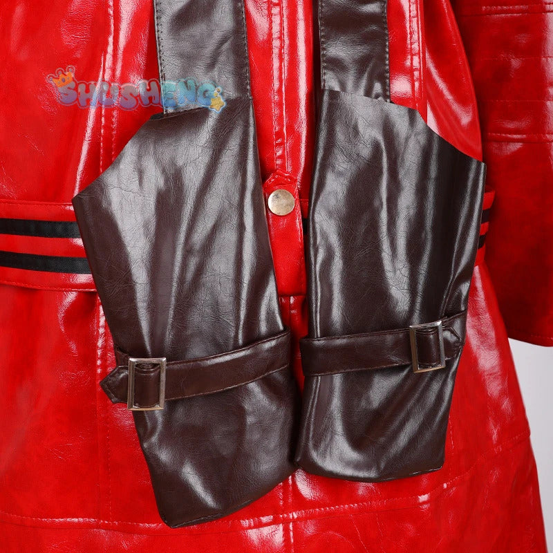 Dante Man Cosplay Costume Devil Cos May Cry 3 Leather jacket pants accessories cool and handsome Halloween party custom uniform