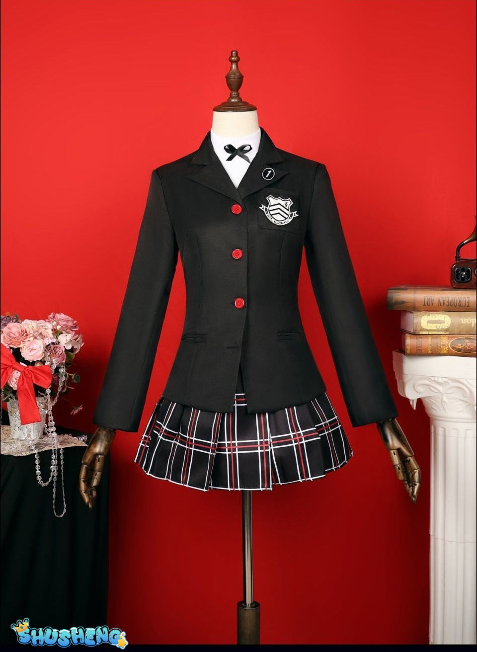 Persona 5 Game Hot Kasumi Yoshizawa Cosplay Costume Women Halloween Party Essential