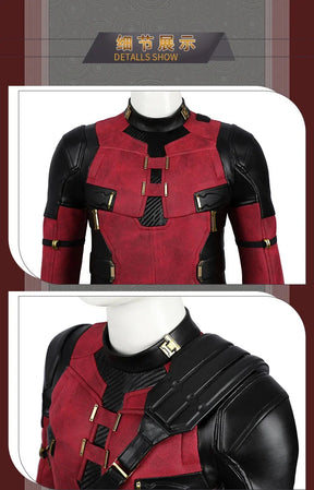 Dead Cosplay pool  Cosutme Wade Winston Wilson Cosplay Costume Children's Edition  Movie Anti-hero Suit Halloween