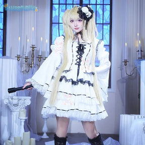 Tsukiyomi Utau Anime Shugo Chara Cosplay Costume Halloween Carnival Sweet Gothic Dress Wig Women Lolita Prop Accessories Uniform