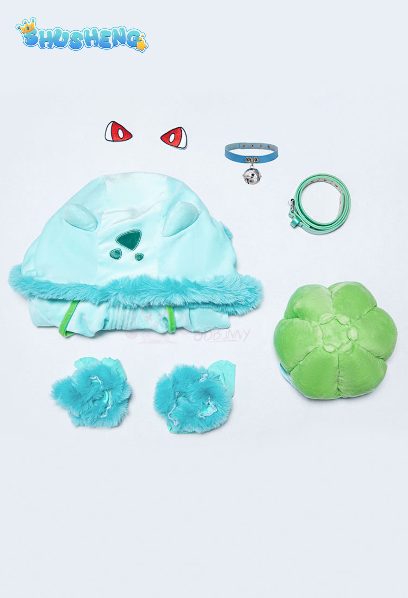 Cosplay Series:Pokémon-Bulbasaur personification Cosplay bodysuit sexy Costume full set Shushengcos S-XL