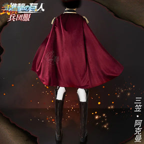 Mikasa·Ackerman Attack on Titan cosplay costume Cloak jacket pants props wig set Halloween party new woman man style costume
