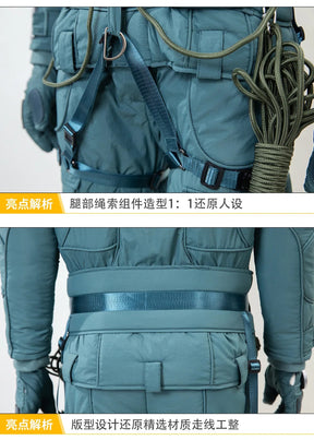 Mickey 17 Mickey Barnes Cosplay Costume Uniform Halloween Carnival Party Christmas Play Role Clothes Clothing for Men
