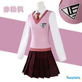 Danganronpa V3: Killing Harmony Kaede Akamatsu cosplay Costume Performance Clothing Anime game Halloween Uniform