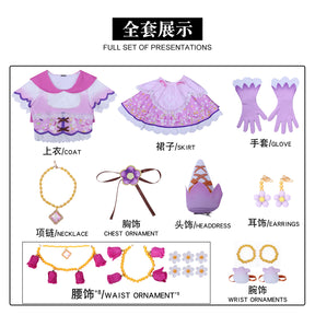 Anime Hoshimiya Ichigo Cosplay Costume Pink Dress Lolita Stage Performance Clothes Role Play Outfit for Women Girls Holiday