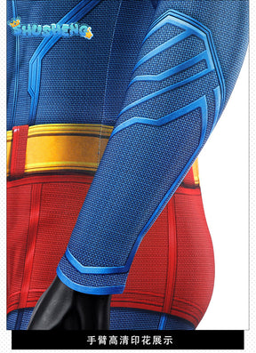 SuperMan Cosplay 3D Printed Zentai Bodysuit Superman Clark Kent Spandex Outfit Cosplay Halloween Costume