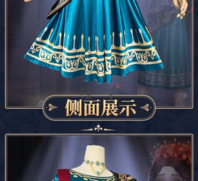 Game Identity V Emily Dyer/Doctor Cosplay Costume Elegant Gorgeous Formal Dress Carnival Role Play Clothing