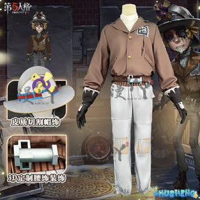 Game Identity V Prospector Norton Campbell Cosplay Costume Red Party Suit Halloween Carnival Uniforms Custom Made