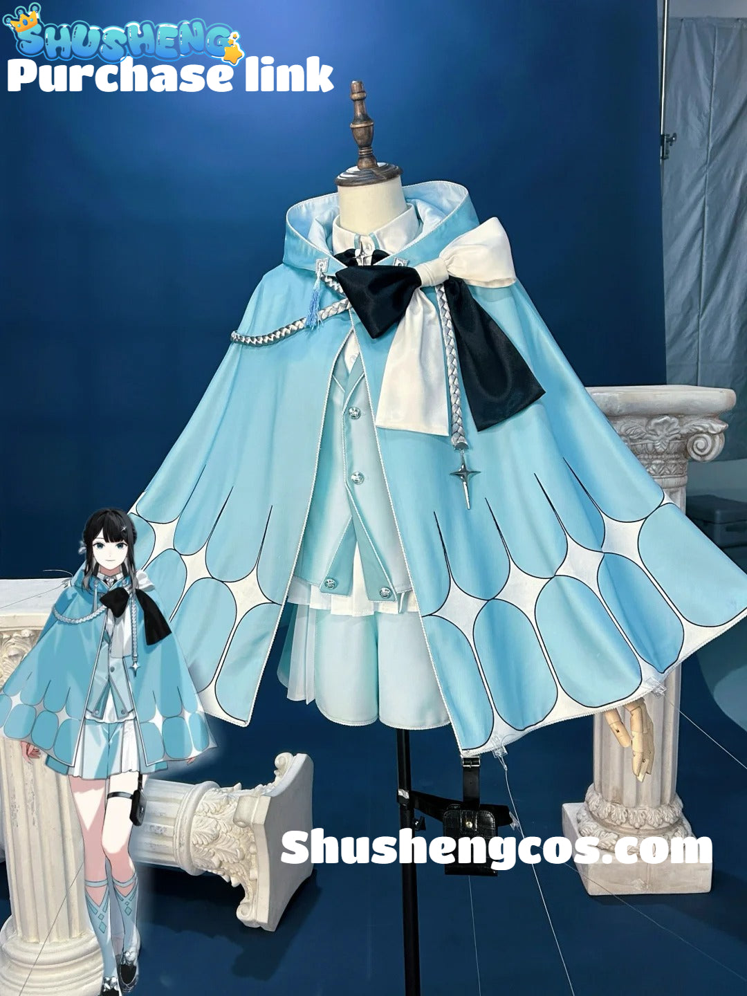 Cosplay Series: OVER REQUIEMZ Yuhiru (Protagonist)  Cosplay Sweet Costume Shushengcos