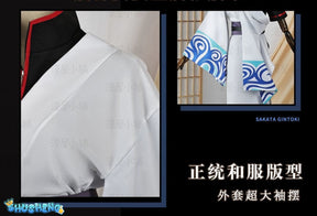Gintama Anime Sakata Gintoki Cosplay Costume Wig Kimono Top Pants Cos Convention Halloween Christmas
