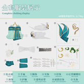 Honor of Kings Xiao Qiao Cosplay Costume Green Snake Skin Uniform Suit Dress Halloween Party Outfit Role Play for Adult Girls