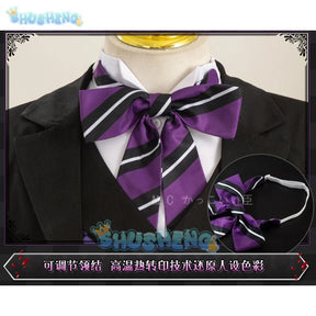 Guregori Baiore cosplay Black Butler 4 Cosplay Costume Boarding School Gregory Violet Uniform Suit Halloween Anime Clothing Full