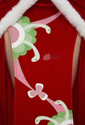 Anime OP Boaa Hancockk Cosplay Costume Women Sexy Christmas Party Dress Accessory Set Winter Warm High Quality Boa·Hancock suit