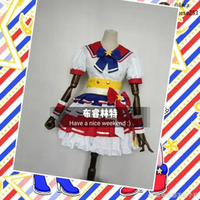 Anime Pripara Dorothy West Leona West‌ Cosplay Costume Women's Man Halloween Sweet JK Dress Uniform Props Tie Full Set Uniform