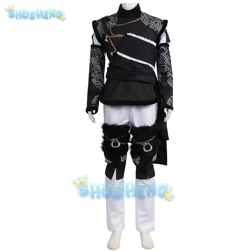 Anime Nier Automata Cosplay 9S Yorha 2B Cosplay Suit Male Women Outfit Wig Disguise Costume Plus Size Fancy Party Black Dress