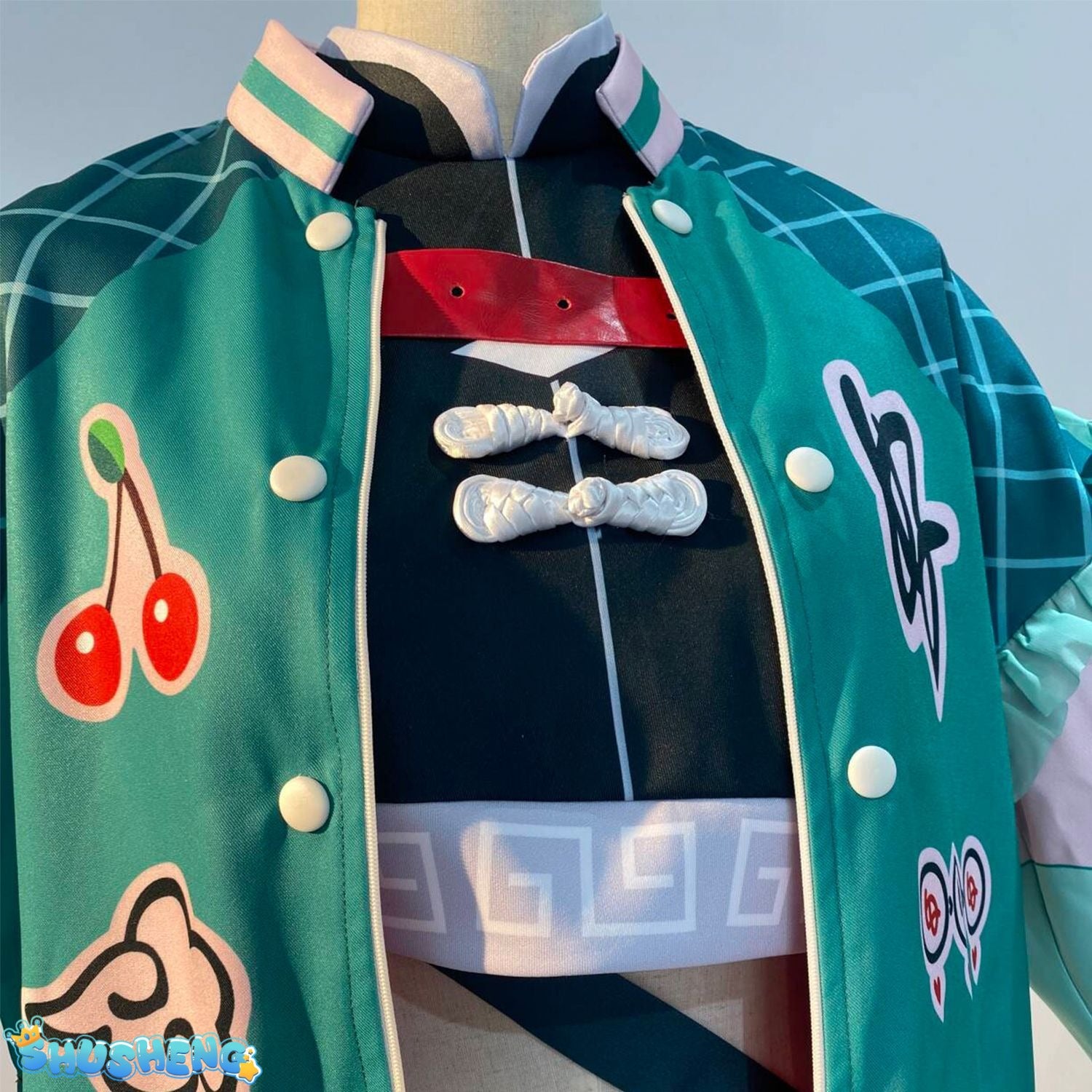 Hatsune Miku Cosplay Costume Chinese Style Dress Halloween Party Gorgeous Uniform Accessories Props Complete Set