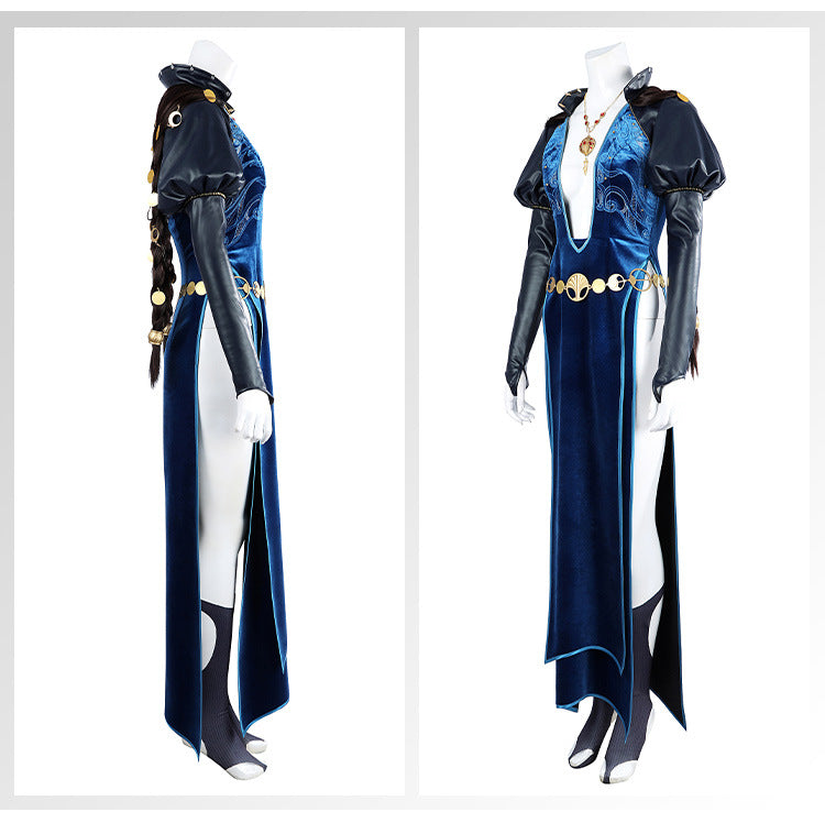 Mizora Cosplay Baldurs Gate 3 Costume Fantasia Disguise for Adult Women Dress BG3 Roleplay Outfit Female Halloween Carnival Suit