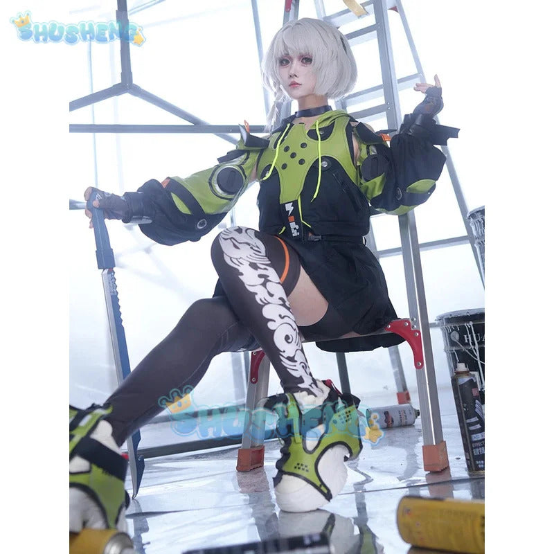 Shusheng Zenless Zone Zero Anby Demara Women Cosplay Costume Cos Game Anime Party Uniform Hallowen Play Role Clothes Clothing