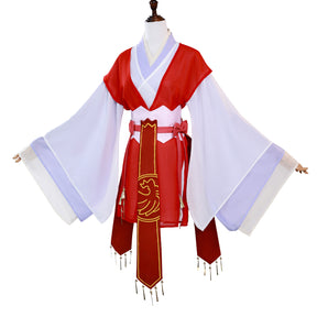 Anime Cartoon Tushan Honghong Fox Spirit Matchmaker Demon Little Cosplay Costume Red Uniform Halloween Role Play Suit