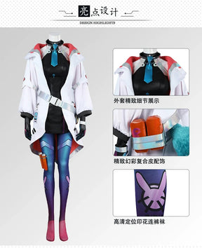 Shusheng LoL Aurora The Witch Between Worlds Cosplay Costume Uniform Hallowen Carnival Party Play Role Clothing for Wome