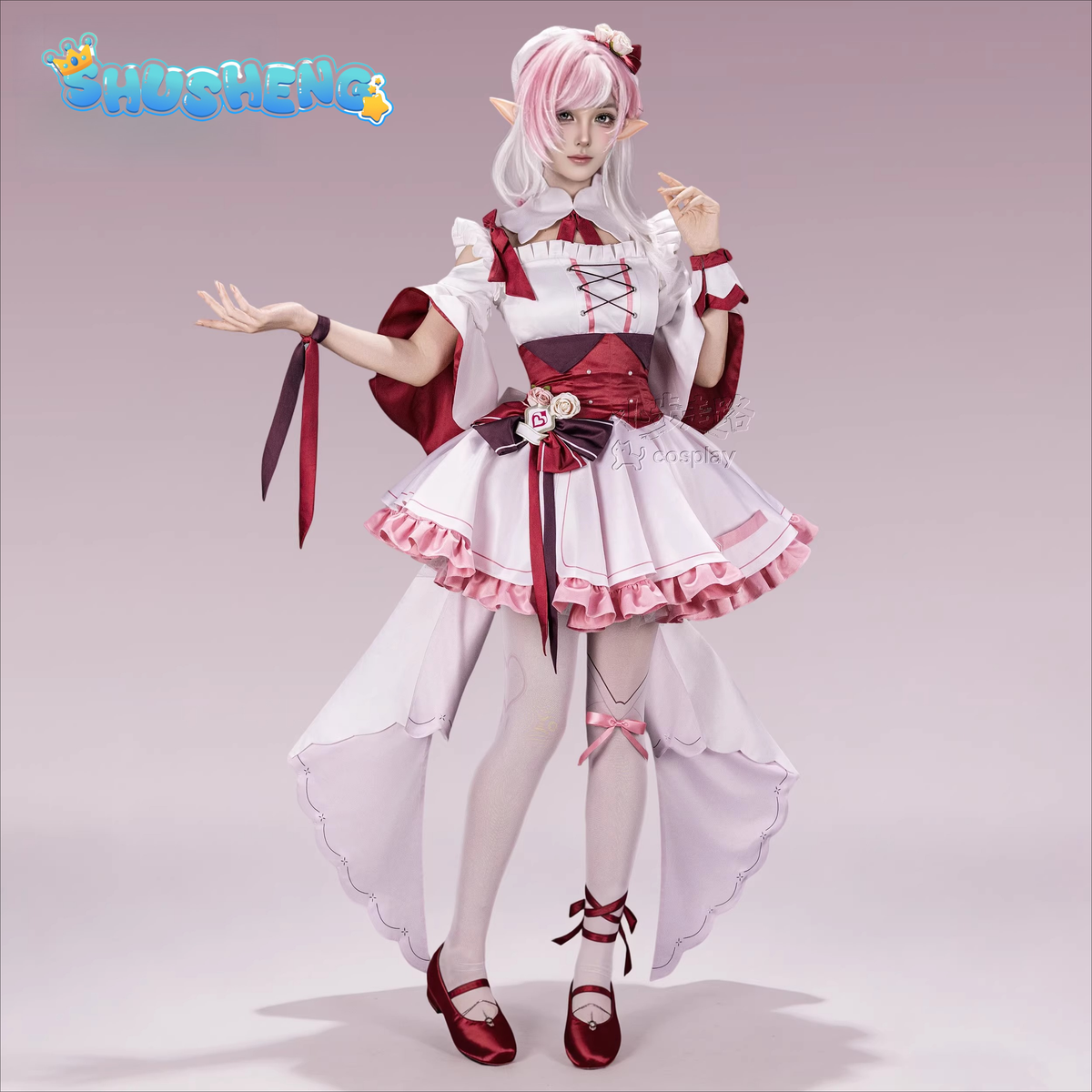 Game Cosplay Series: ROG x Honkai Impact 3rd Elysia’s Special Collection Cosplay Costume maid outfit full set ShushengcosGame Cosplay Series: ROG x Honkai Impact 3rd Elysia’s Special Collection Cosplay Costume maid outfit full set Shushengcos