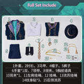 Shusheng Honkai: Star Rail Aventurine Game Suit Gorgeous Handsome Uniform Cosplay Costume Halloween Carnival Party Outfit Men