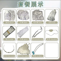 Takanashi Rikka Cosplay Anime Love, Chunibyo & Other Delusions Costume Gorgeous Wedding Dress and Accessories Halloween uniform