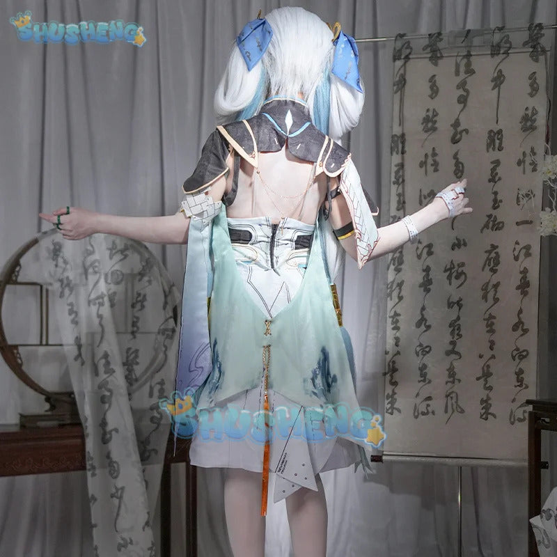 Wuthering Waves Jinhsi Women Cosplay Costume Uniform Halloween Carnival Party Christmas Play Role Clothes Clothing