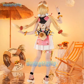 Zenless Zone Zero Alice Thymefield Swimsuit Cosplay Costume Swimsuit Halloween Carnival Party Christmas Play Role Clothing