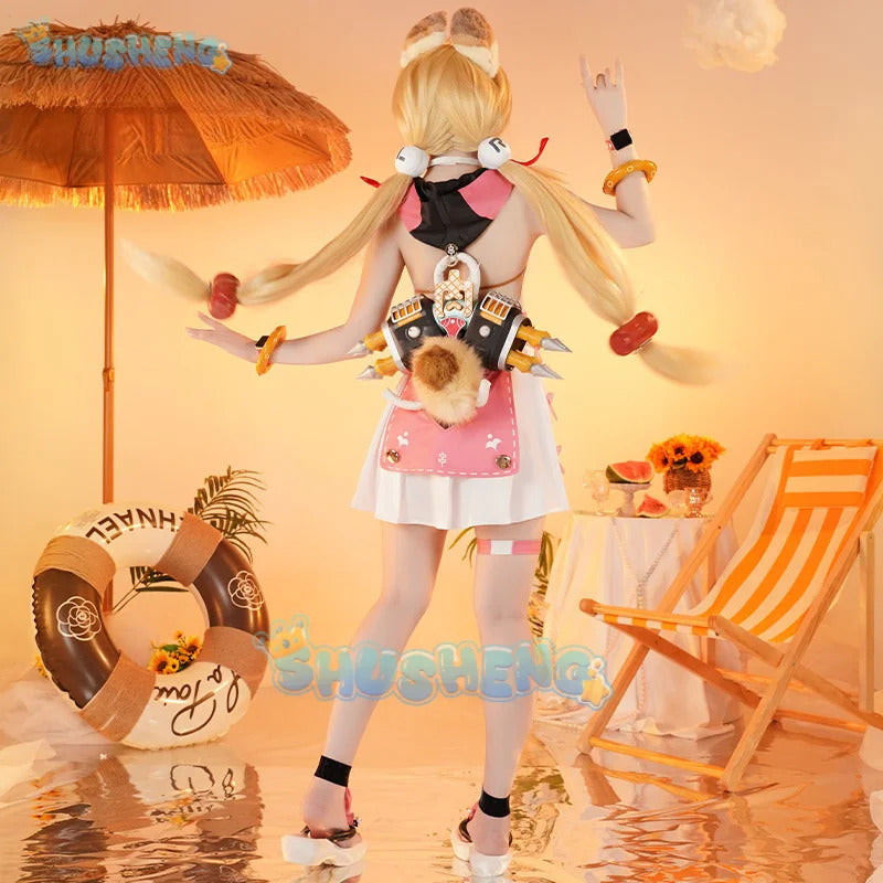 Zenless Zone Zero Alice Thymefield Swimsuit Cosplay Costume Swimsuit Halloween Carnival Party Christmas Play Role Clothing