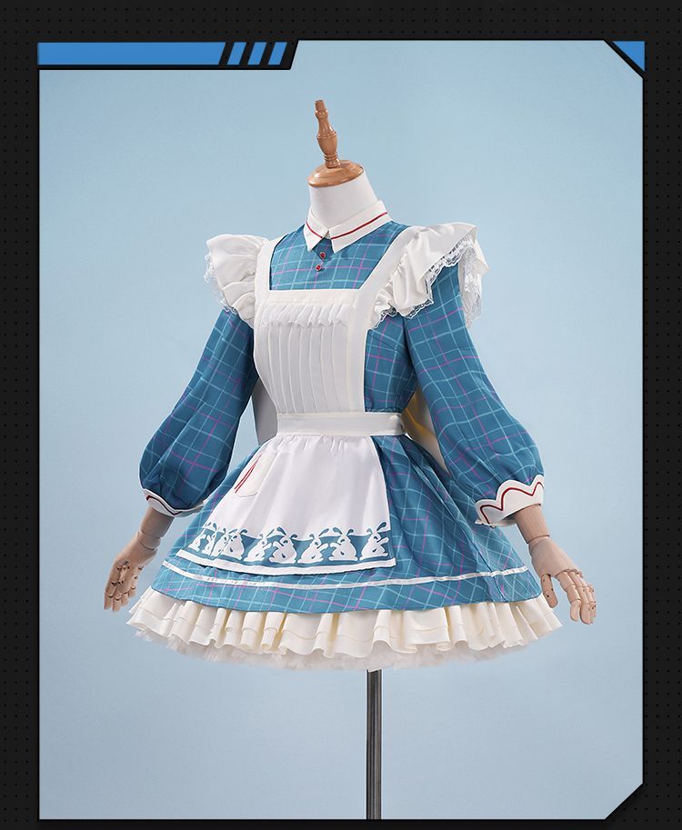 Amiya Clothes White Rabbit Sweet Memory Echoes linkage Arknights cosplay full costume female- Arknights Female Character Outfit