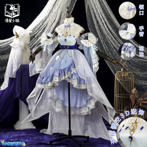New Honor Of Kings Da Qiao Lolita Cosplay Dress Wedding Dress For Game Party Custom Made