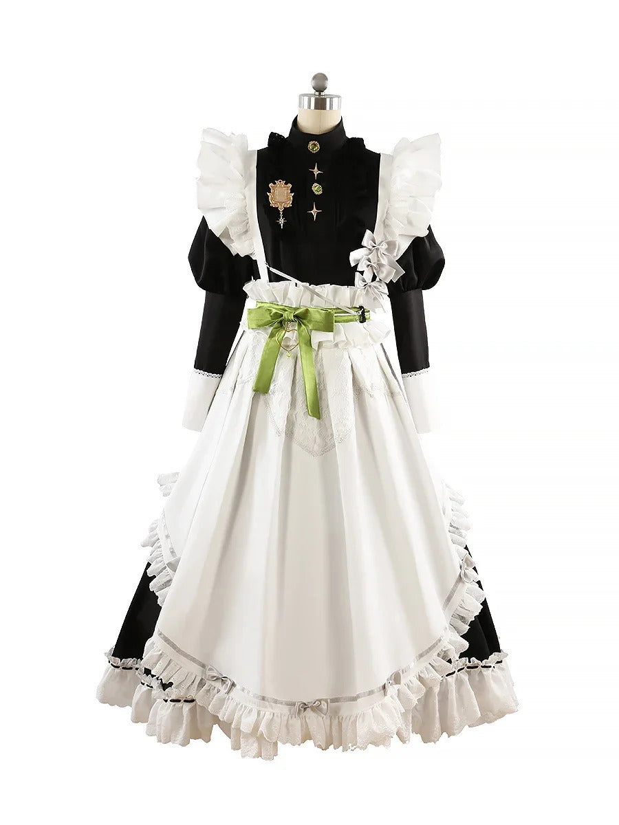 Nu: Carnival Olivine Cosplay Costume Maid Outfit Dress Uniform Halloween Carnival Party Christmas Play Role Clothes Clothing