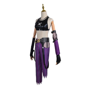 LOL Jinx Arcane Cosplay Costume Loose Cannon Outfit Game Cos Women Explosive Loli Bomb Style Halloween Party Dress Custom