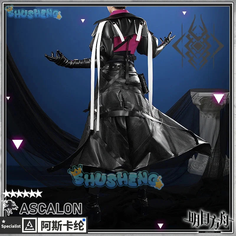 Shusheng Arknights Ascalon Cosplay Costume Cos Game Anime Party Uniform Hallowen Play Role Clothes Clothing